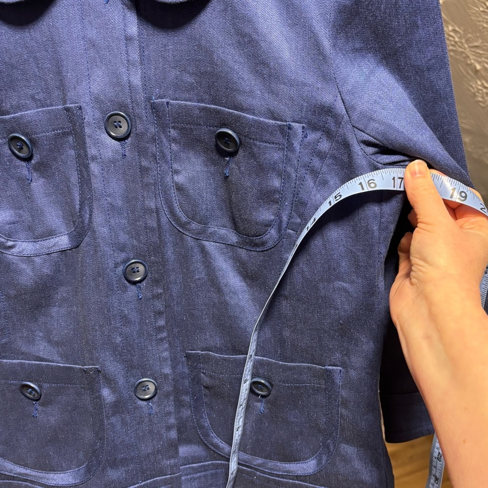 Trina Turk linen blend Etta blazer, size 2 - Picture 4 of 8